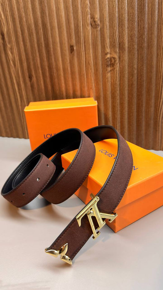 Anti-tarnish steel buckle Genuine leather