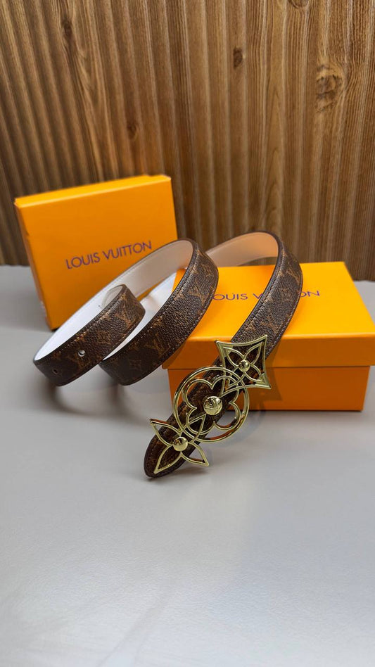 Anti-tarnish steel buckle Genuine leather