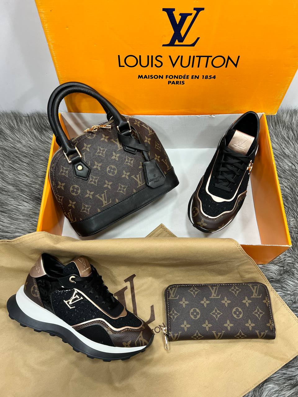 L - Tasche, Schuhe und Geldbörsen-Set (v2)