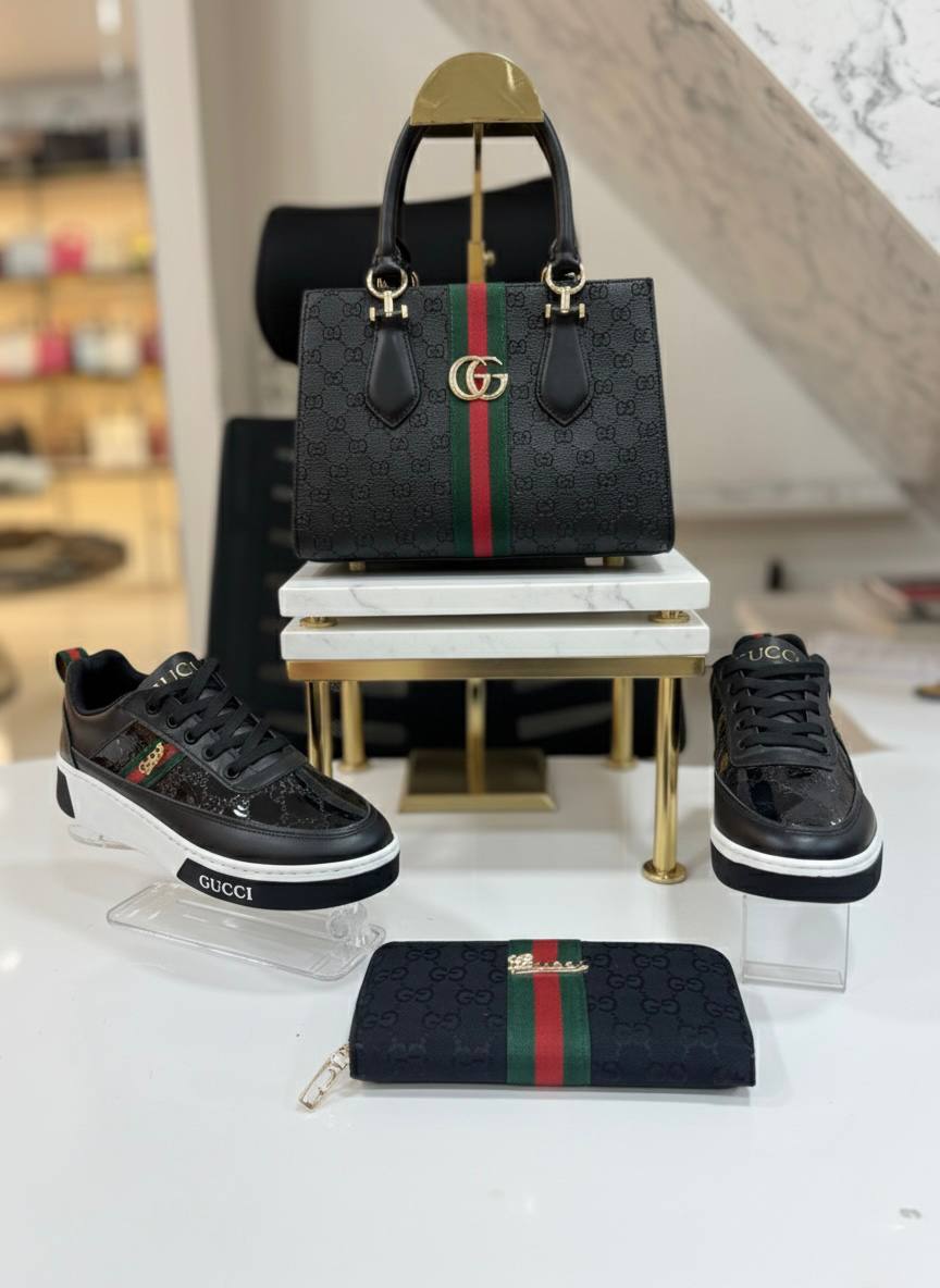 GG Tasche – Schuhe und Geldbörse