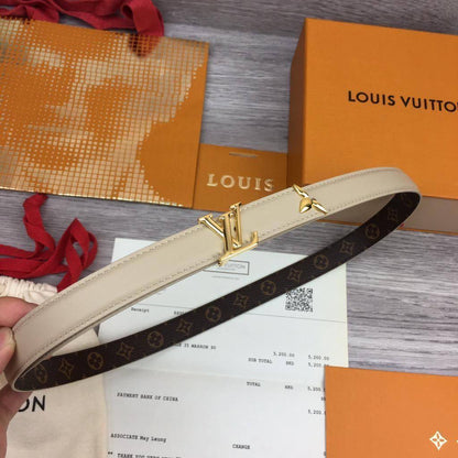 L.V. Leather Belt