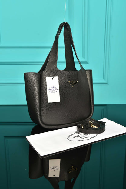 Small Leather Tote Bag