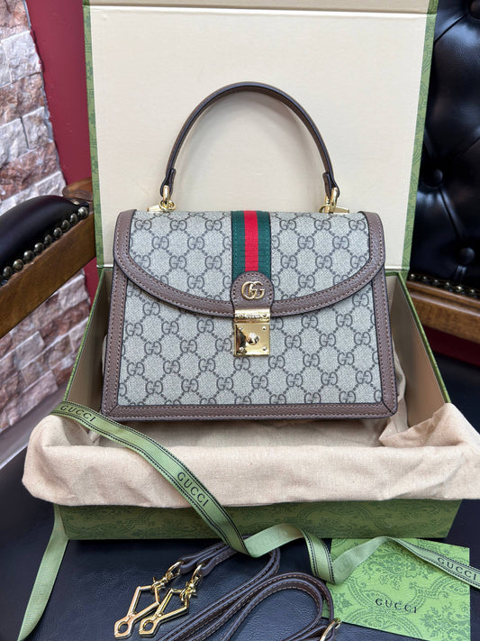 Ophidia medium top handle bag