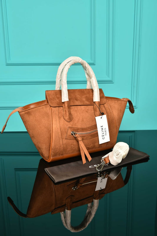Small New Luggage Supple in Suede